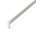 Plast U profil hvit for F22, 1m LED Neon Clear Lighting